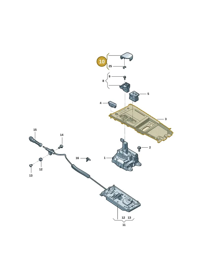 4M1713139G1KT — Audi Q6 (2022-) diagram 4cg713100, position 10
