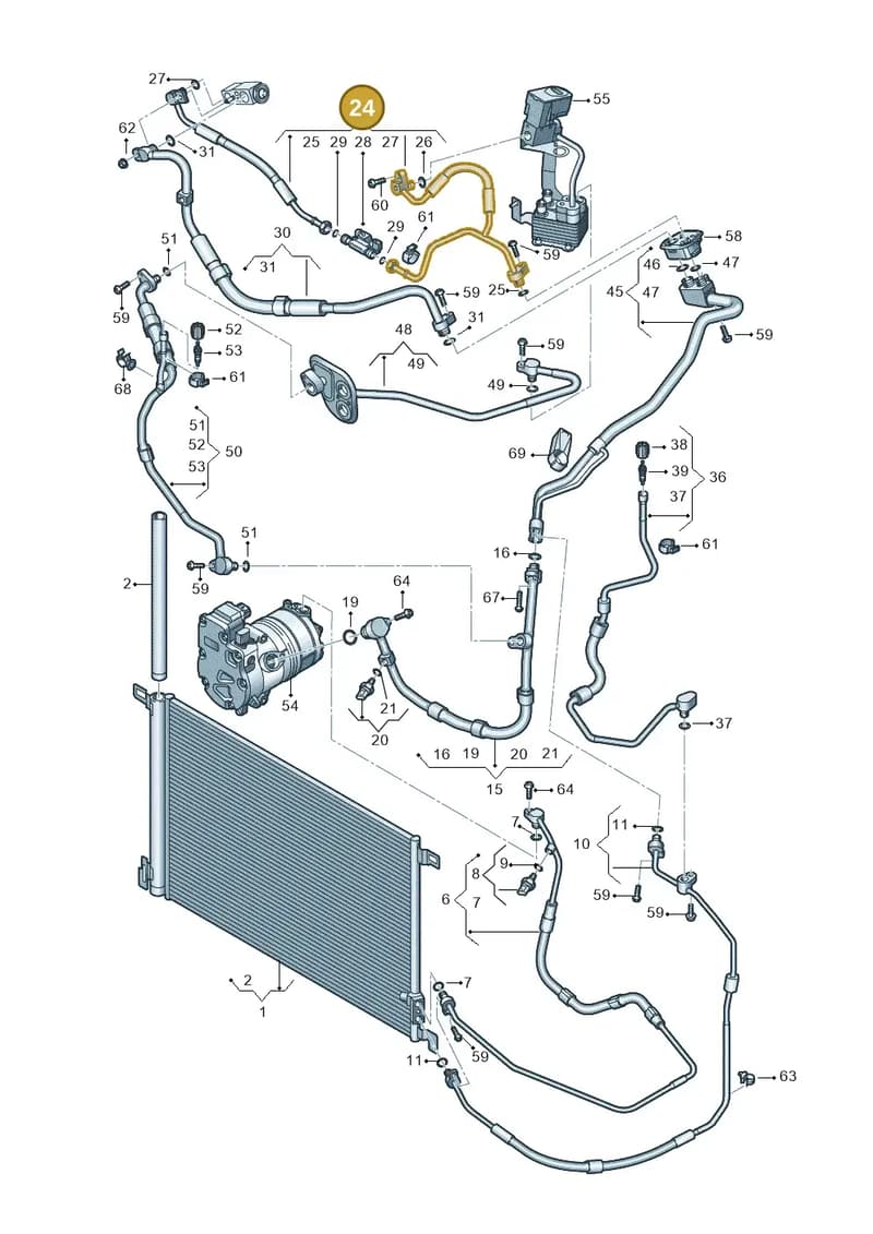 4M1816720AD — Audi Q7 (2015-2025) diagram 859260046, position 24