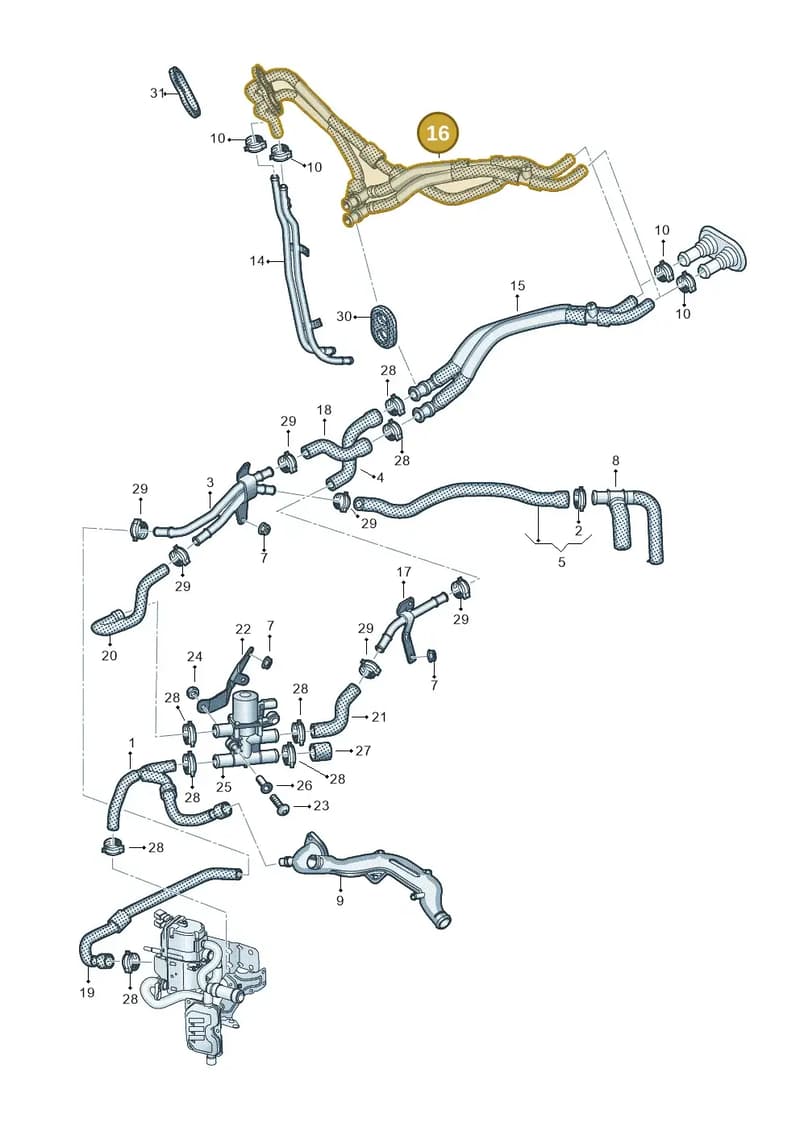 4M1819350 — Audi Q7 (2015-2025) diagram 859265000, position 16