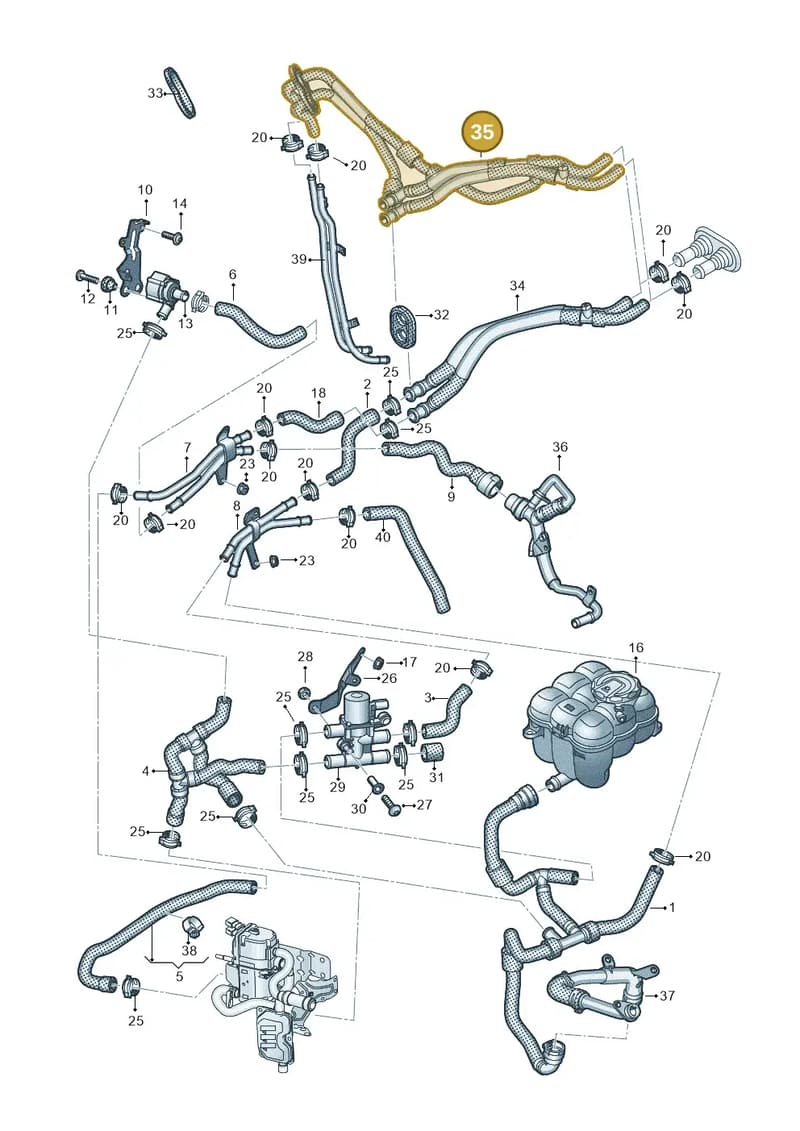 4M1819350 — Audi Q7 (2015-2025) diagram 859265040, position 35