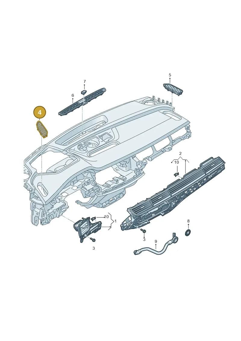 4M18197936PS — Audi Q7 (2015-2025) diagram 859820100, position 4