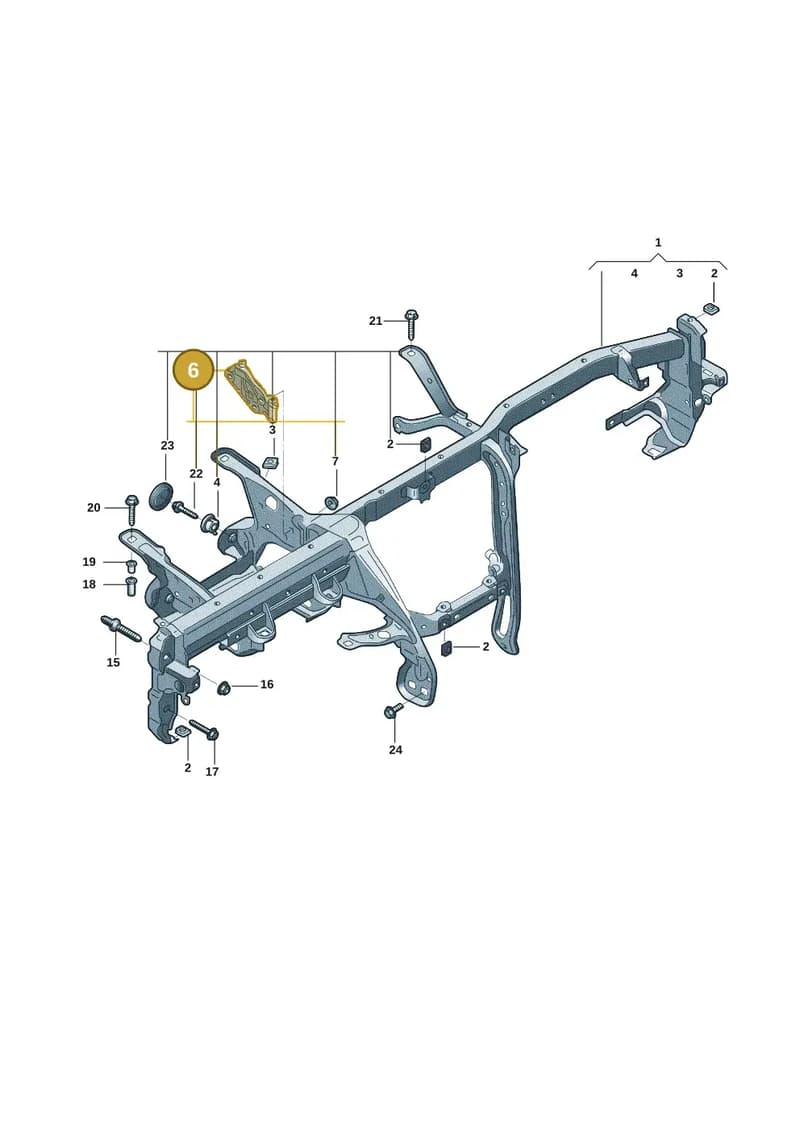 4M1857745 — Audi A7 (2021-) diagram 4kg857000, position 6