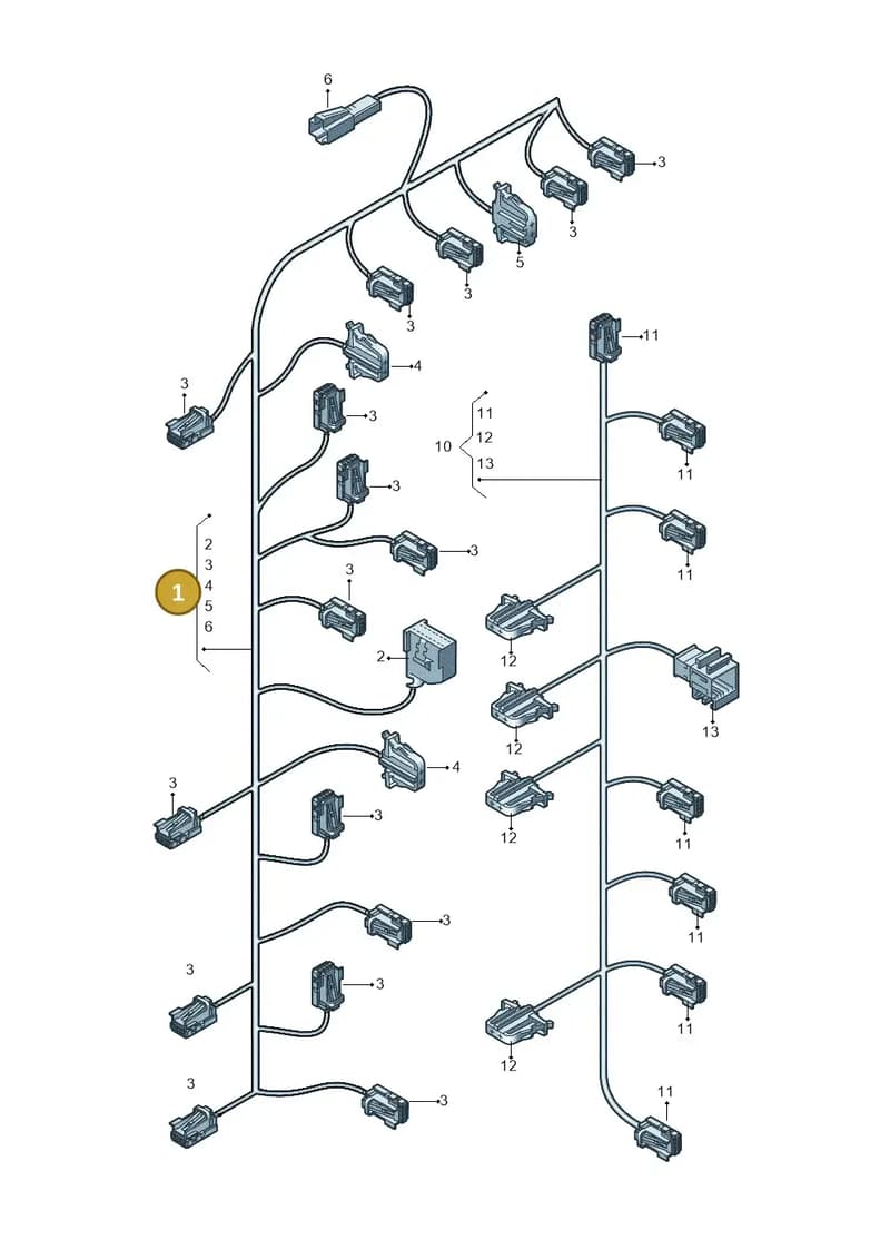 4M1971569D — Audi A8 (2017-2025) diagram 838972600, position 1