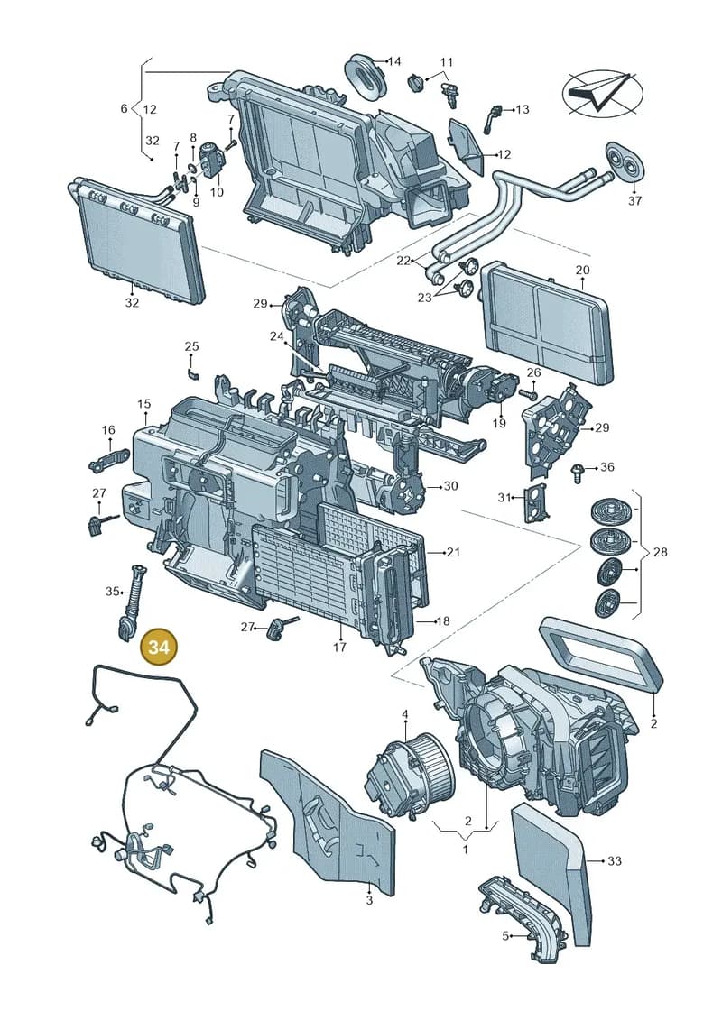 4M1971569 — Audi A5 Limousine (2024-2025) diagram 859820210, position 34