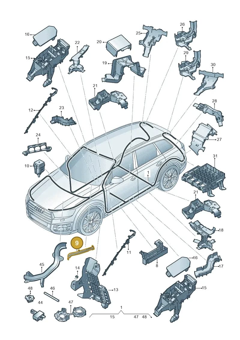 4M1971824B — Audi Q7 (2015-2025) diagram 859971080, position 9