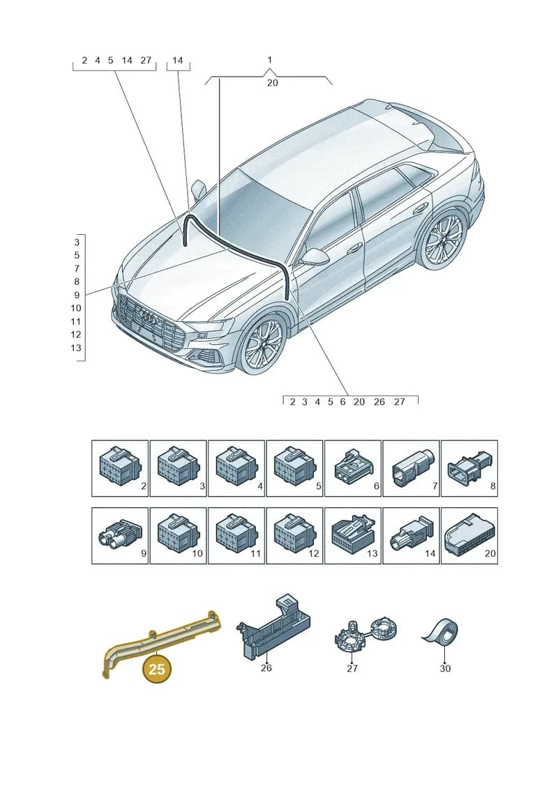 4M1971824B — Audi RS Q8 (2019-2025) diagram 429971900, position 25