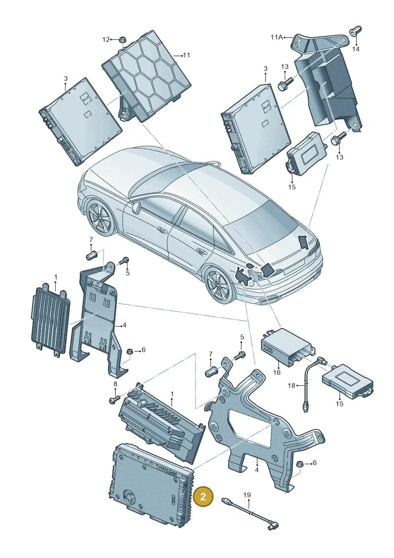 4M2035466B — Audi A6 (2018-2025) diagram 430035400, position 2