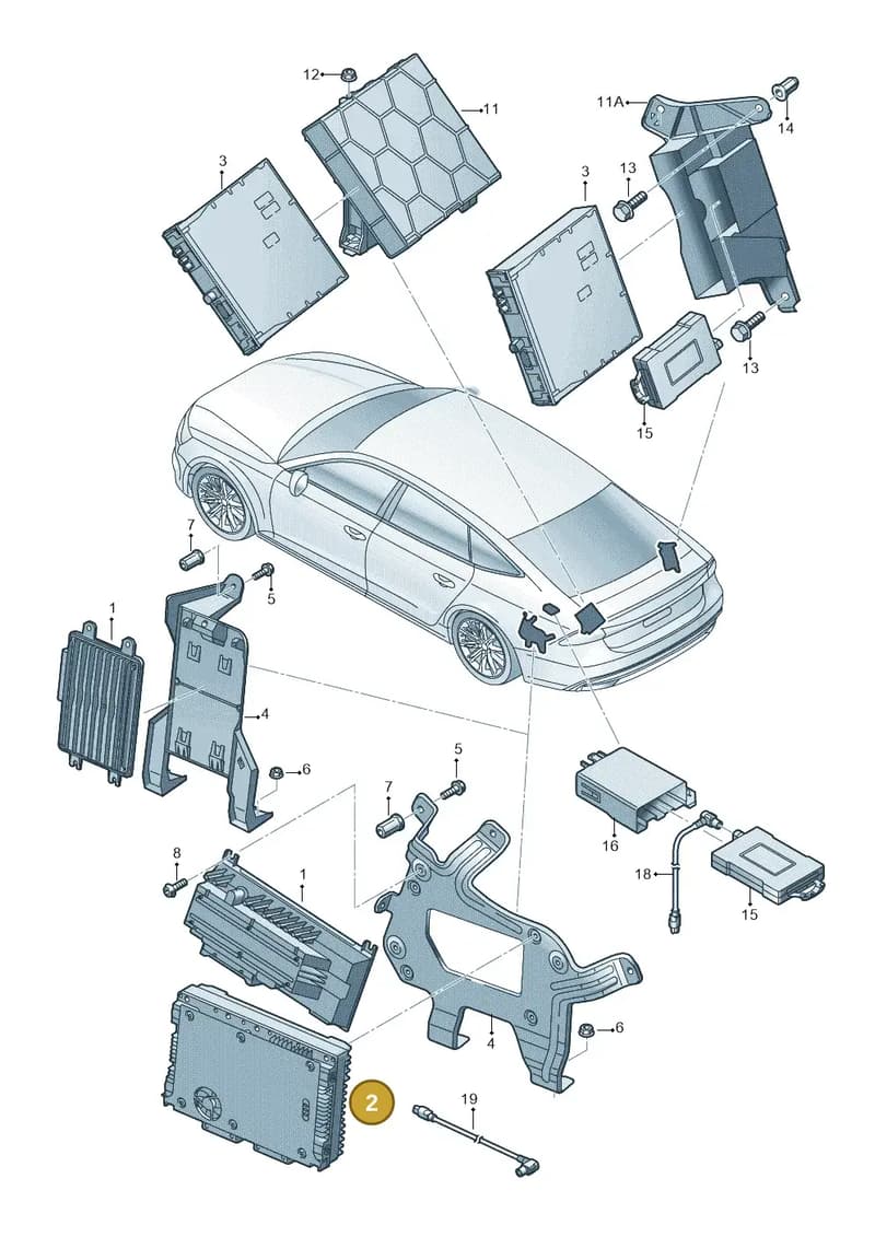 4M2035466B — Audi RS7 Sportback (2019-2025) diagram 435035400, position 2