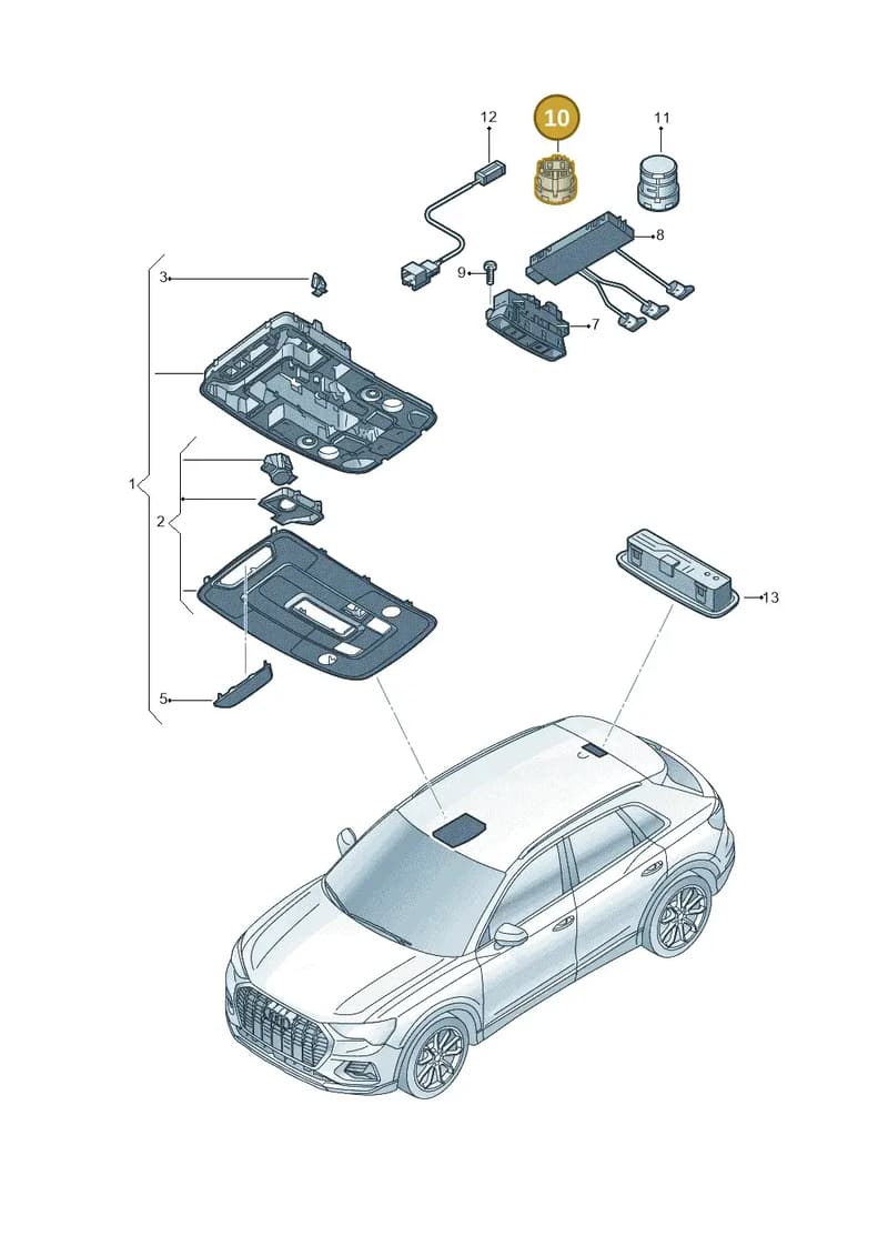 4M2035711BY22 — Audi RSQ3 Sportback (2019-2024) diagram 597947000, position 10