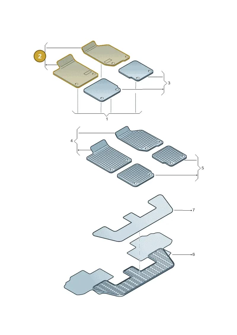4M2061275AMNO — Audi Q7 (2015-2025) diagram 859061100, position 2