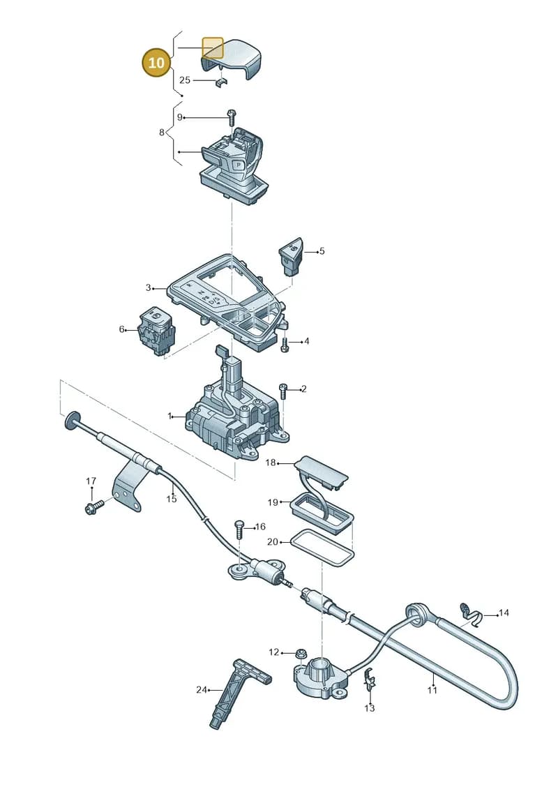 4M2713139G59V — Audi Q7 (2015-2025) diagram 859713100, position 10
