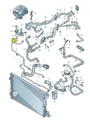 4M2819013D Audi Heater Element