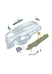 4M2820901AC6PS Audi Vent (Soul Black 6PS)