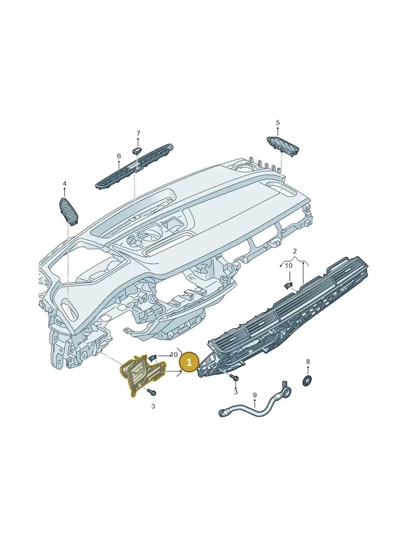 4M2820902AP6PS — Audi Q7 (2015-2025) diagram 859820100, position 1