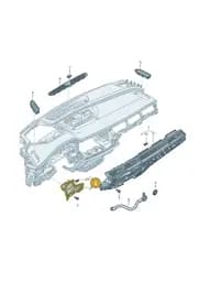 4M2820902AS6PS Audi Vent (Soul Black 6PS)