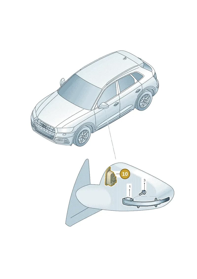 4M2949146 — Audi Q5 (2016-2025) diagram 896949000, position 10