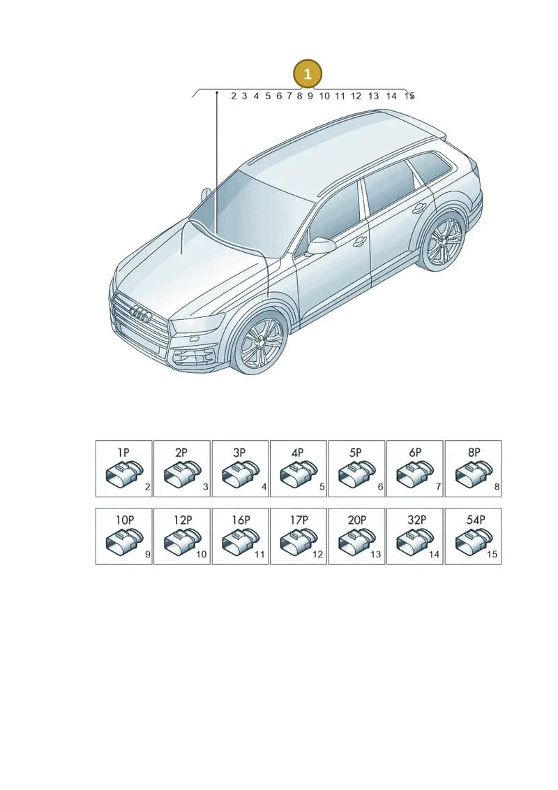 4M2971315 — Audi Q7 (2015-2025) diagram 859971900, position 1