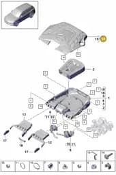 4M4133849T Audi Engine Cover
