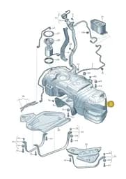 4M4201060EC Audi Fuel Tank