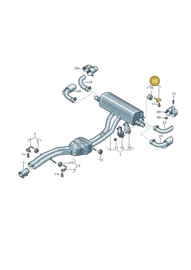 4M4253144E — Audi Q8 (2018-2025) diagram 429253970, position 15