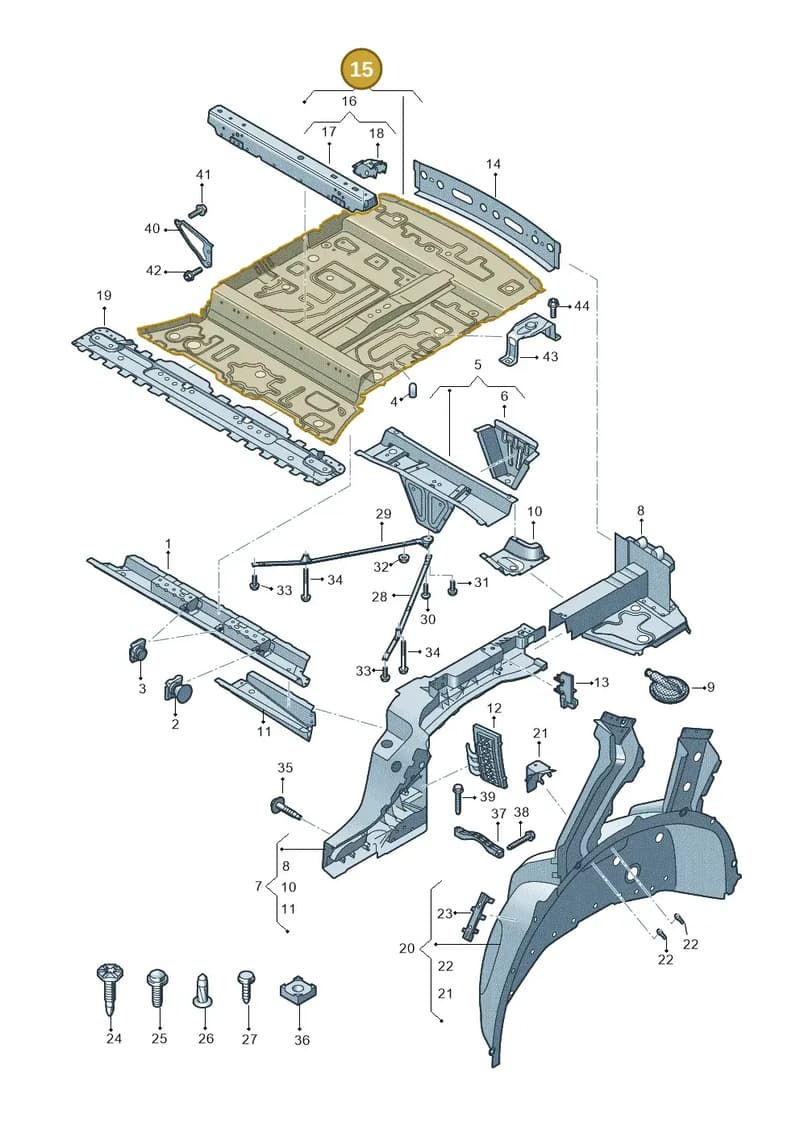4M6802069R — Audi Q8 (2018-2025) diagram 429803000, position 15