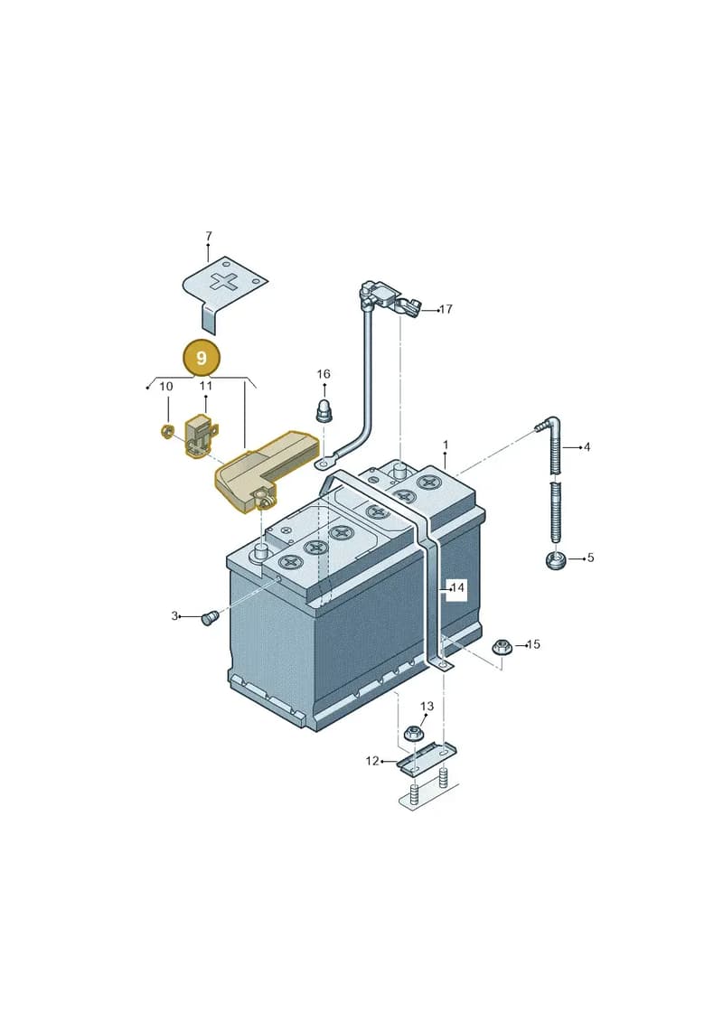 4M6915459E — Audi RS Q8 (2019-2025) diagram 429915000, position 9
