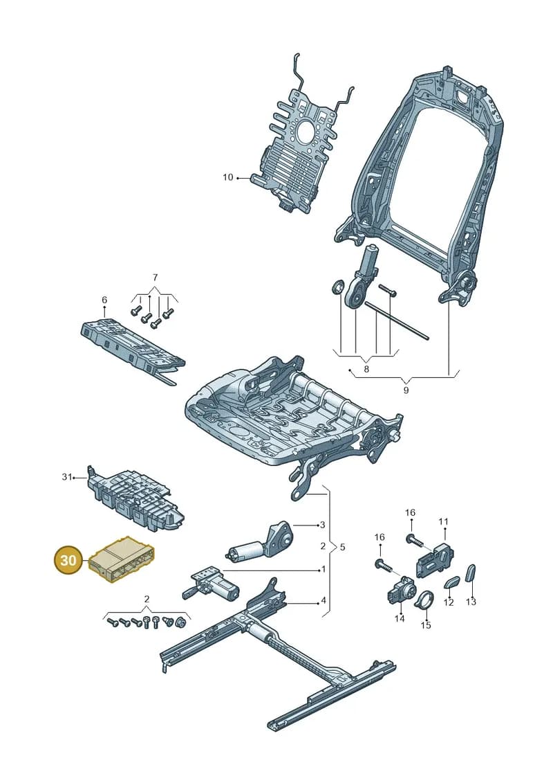 4M6959760E — Audi RS Q8 (2019-2025) diagram 859959210, position 30