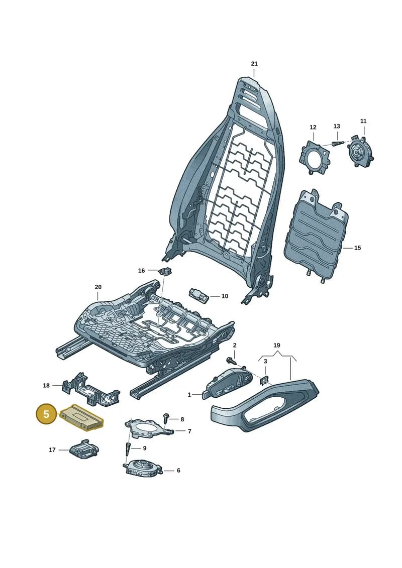 4M6959760 — Audi RS e-tron GT (2020-2025) diagram 4j1959200, position 5