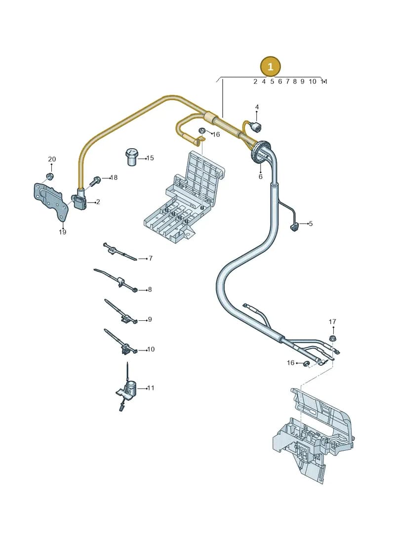 4M6971227K — Audi RS Q8 (2019-2025) diagram 429972000, position 1