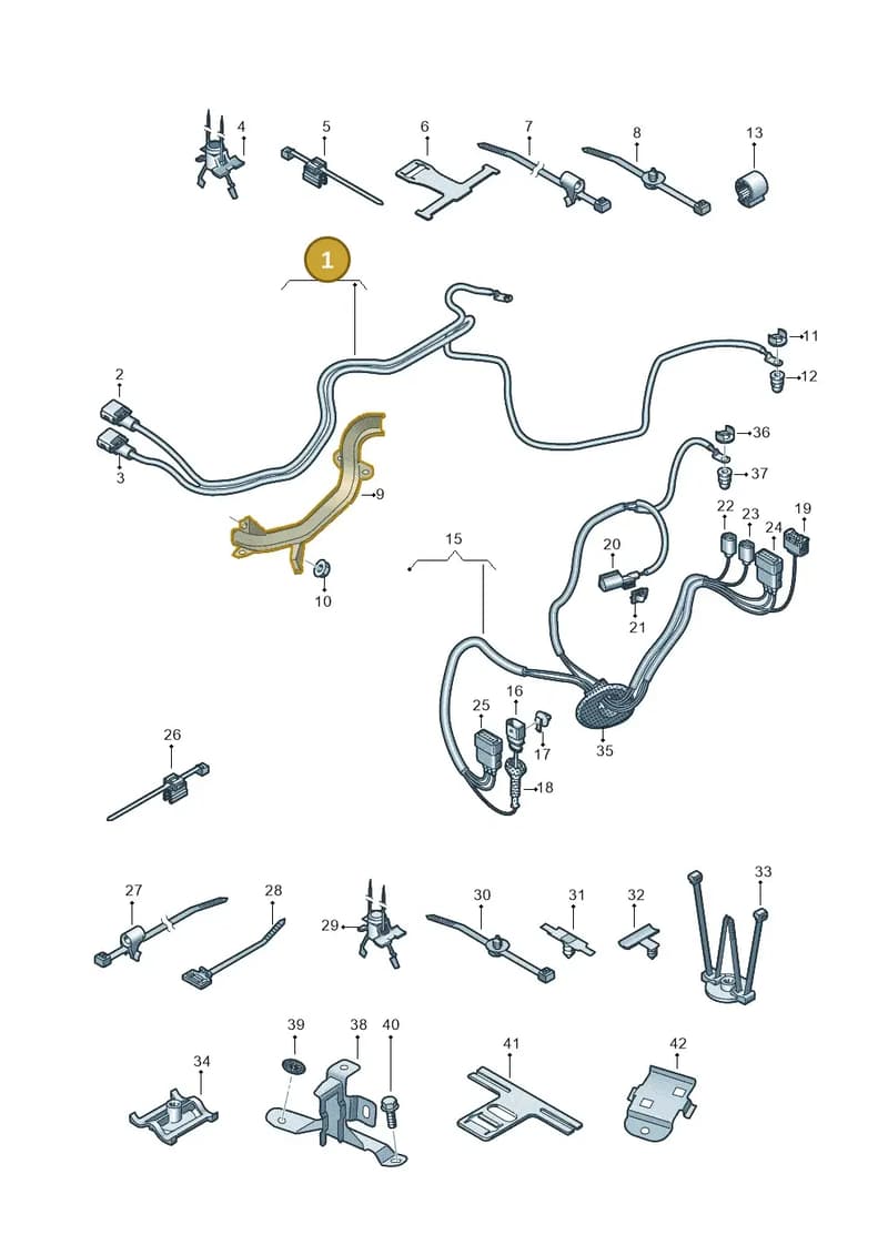 4M6971227Q — Audi Q8 (2018-2025) diagram 859972110, position 1