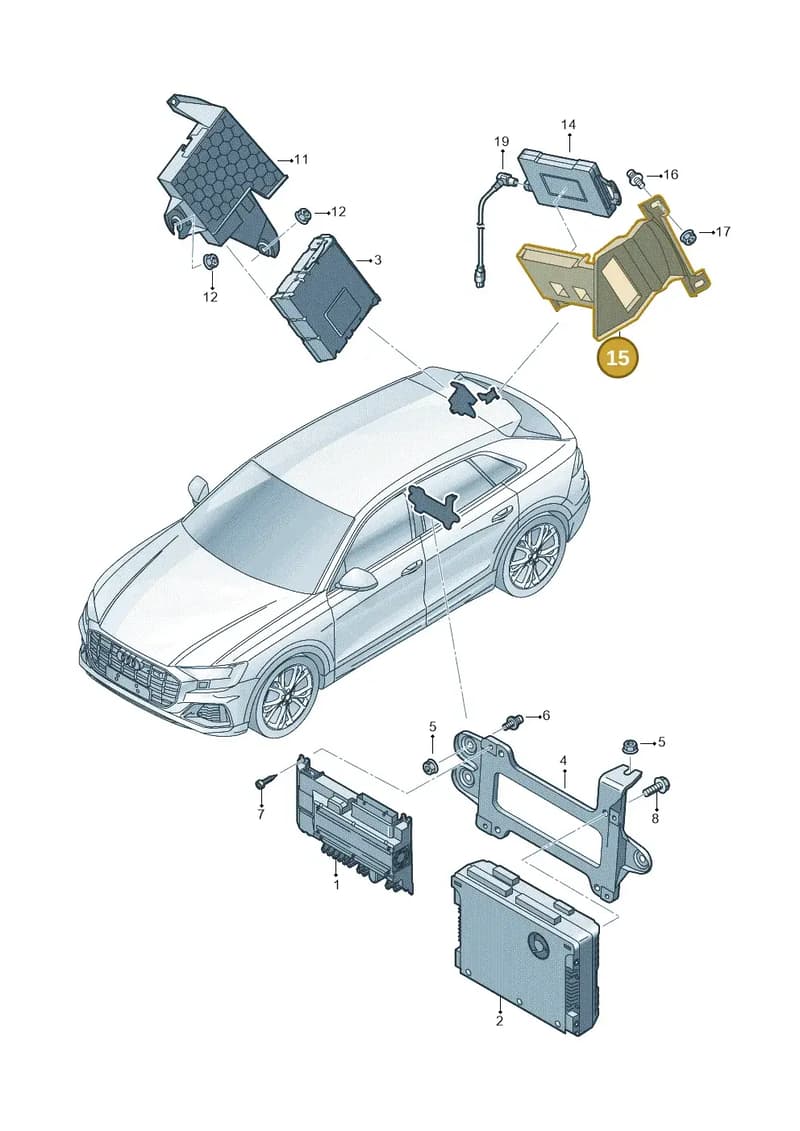 4M8035821 — Audi RS Q8 (2019-2025) diagram 429035040, position 15