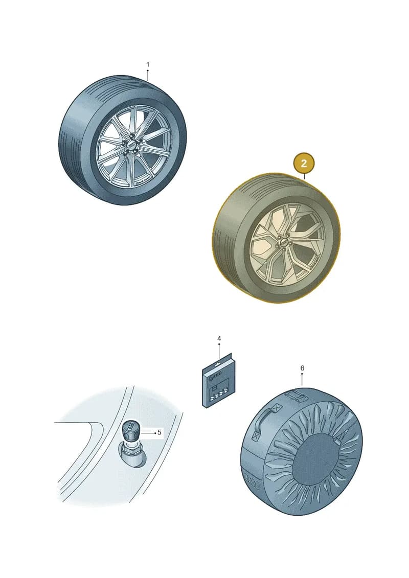 4M8073283BLD8 — Audi RS Q8 (2019-2025) diagram 595073030, position 2