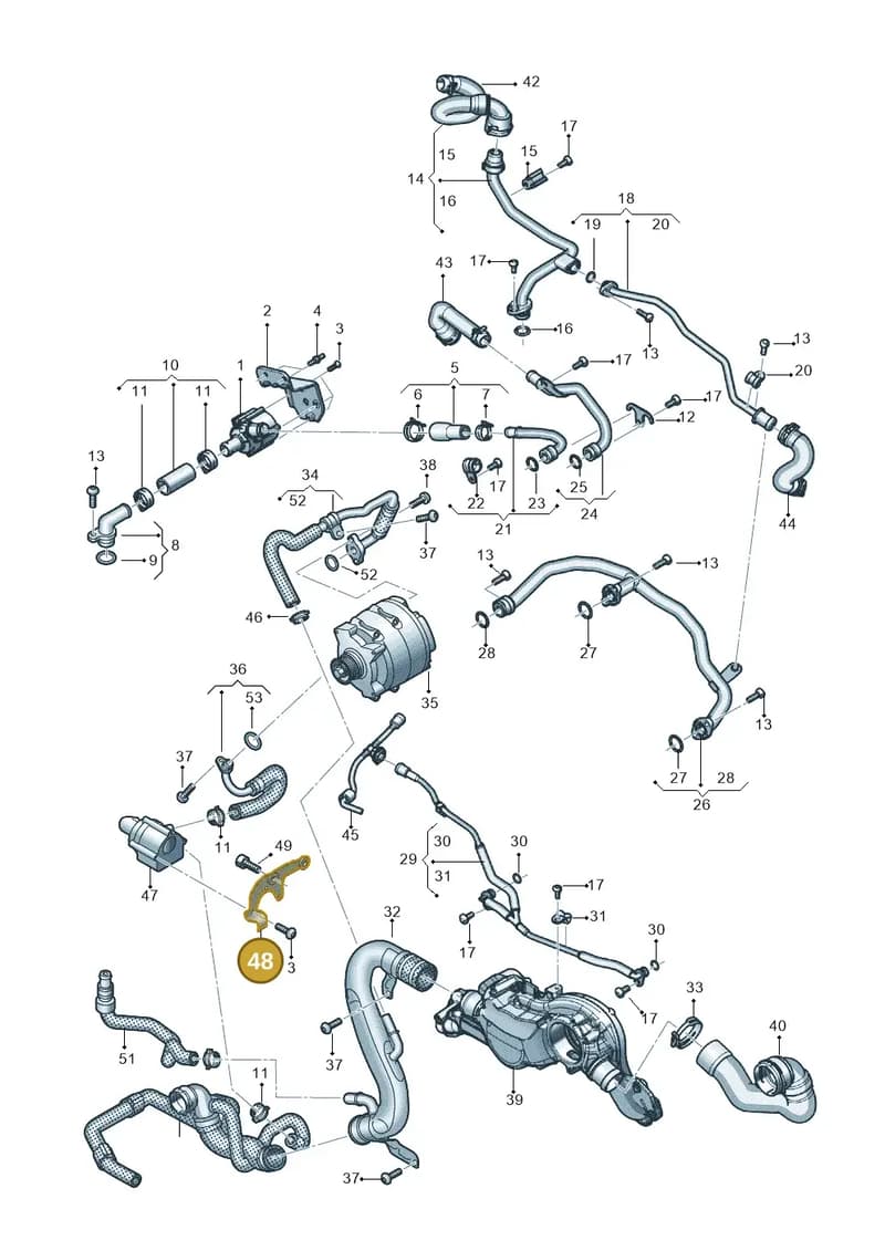 4M8121079A — Audi RS Q8 (2019-2025) diagram 595121002, position 48