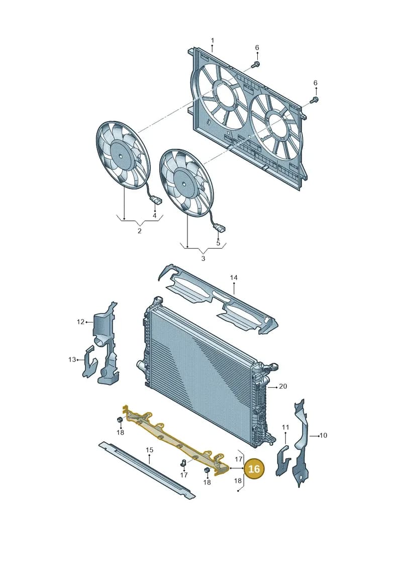4M8121079 — Audi RS Q8 (2019-2025) diagram 595121900, position 16