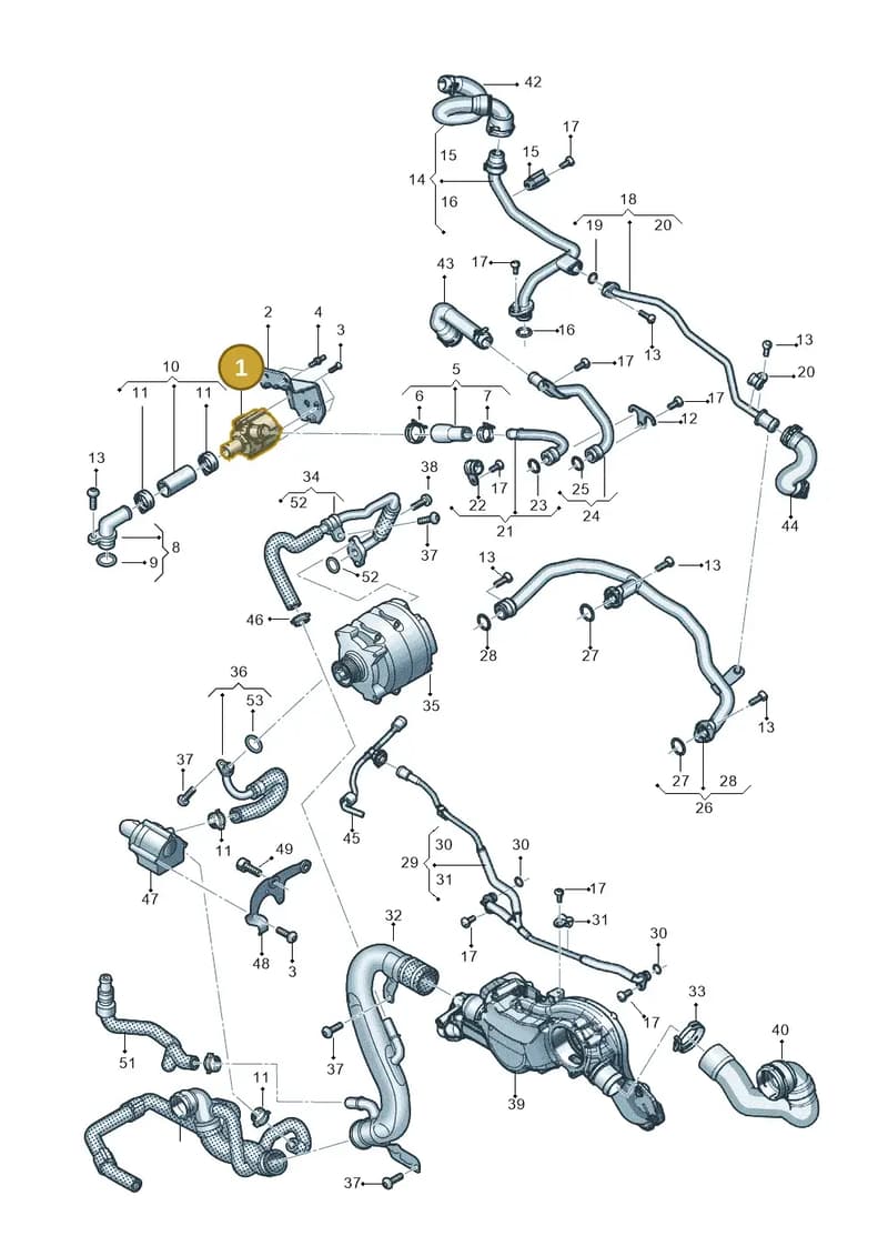 4M8121081B — Audi RS Q8 (2019-2025) diagram 595121002, position 1