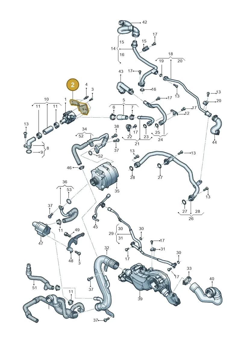 4M8121081C — Audi RS Q8 (2019-2025) diagram 595121002, position 2