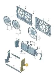 4M8121283AE Audi Air Guide