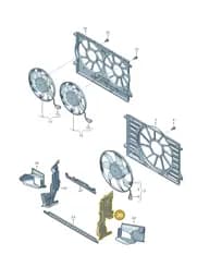 4M8121283AR Audi Air Guide