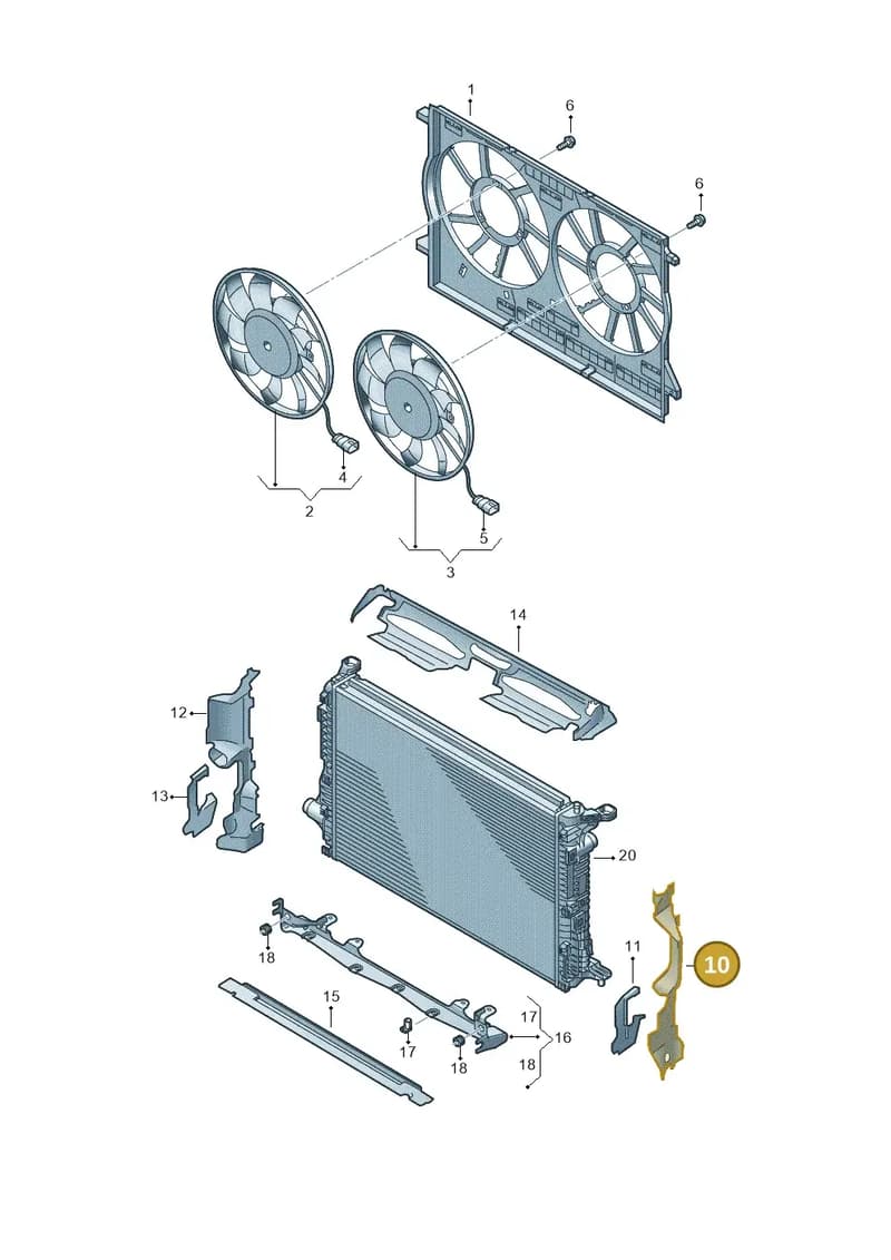 4M8121283BC — Audi RS Q8 (2019-2025) diagram 595121900, position 10