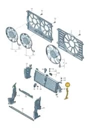 4M8121283BD Audi Air Guide
