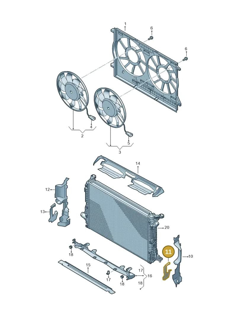 4M8121283BE — Audi RS Q8 (2019-2025) diagram 595121900, position 11