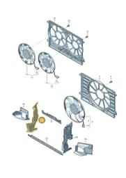 4M8121283BF Audi Air Guide