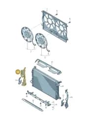 4M8121284BC Audi Air Guide