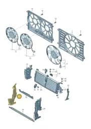 4M8121284 Audi Air Guide