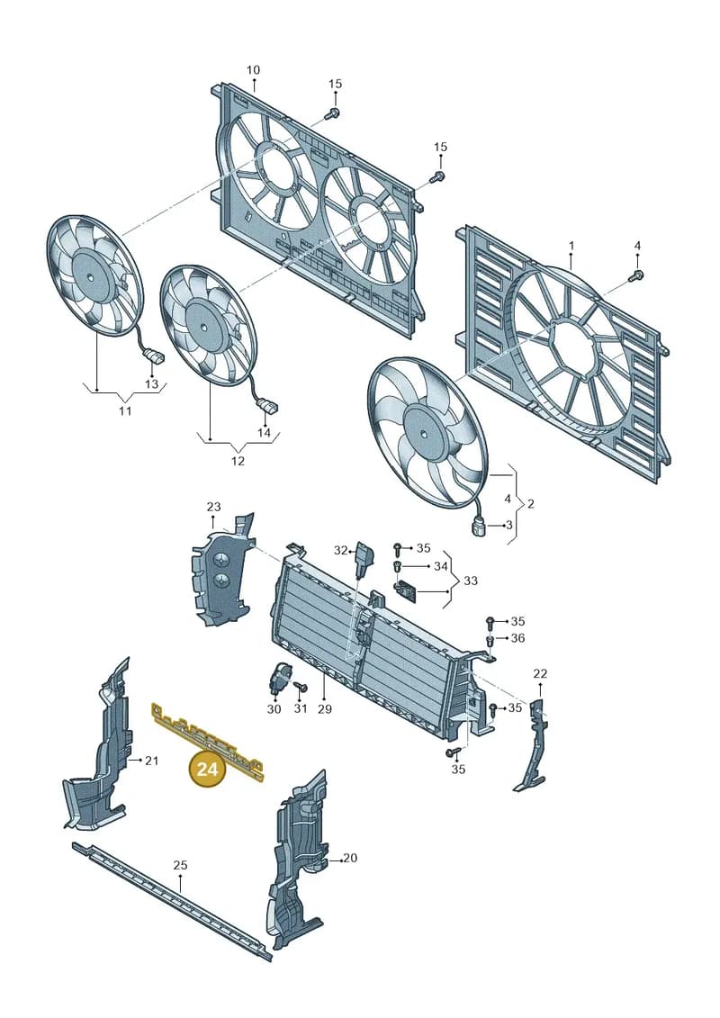 4M8121285AQ — Audi Q8 (2018-2025) diagram 429121900, position 24