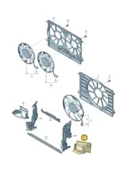 4M8121285AR Audi Air Guide