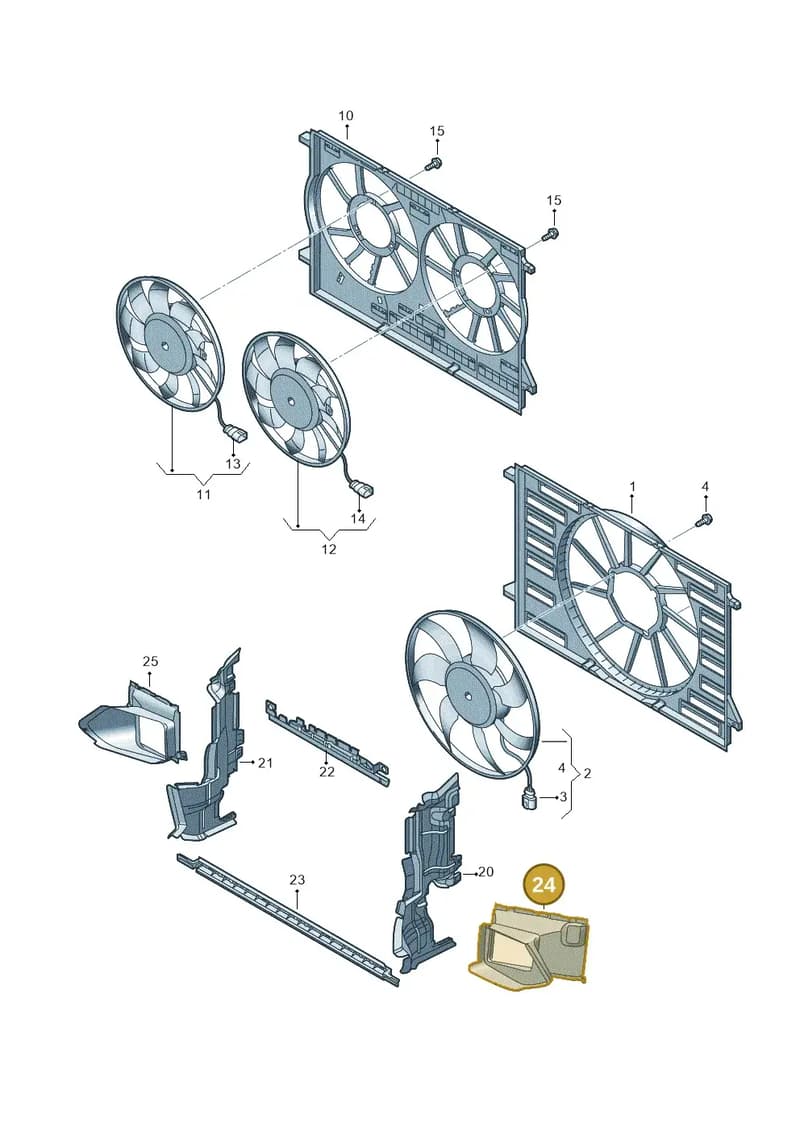 4M8121285AR — Audi Q8 (2018-2025) diagram 429121910, position 24