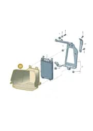 4M8121333B Audi Air Guide
