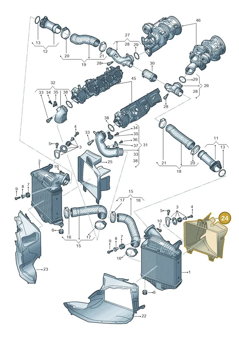 4M8121705 — Audi RS Q8 (2019-2025) diagram 595145060, position 24