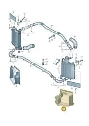 4M8145333H Audi Air Guide for Charge Air Cooler